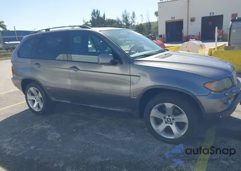 2006 BMW X5 4.4I z USA, uszkodzony, nr VIN 5UXFB53506LV24165